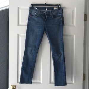 Rag & Bone Dre Crop Jeans Size 26 Ambra Wash